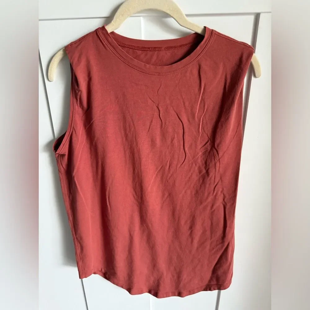 Rustic Clay Lululemon Brunswick Muscle Tank